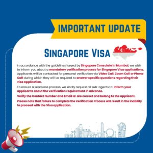 Singapore VISA Update